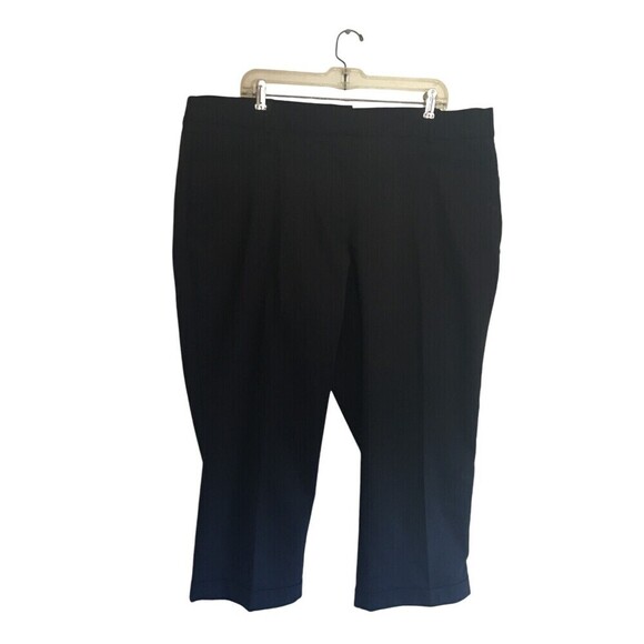 Lane Bryant Pants Women's Size 20 Black Cotton Blend Modernist Collection - Picture 1 of 5